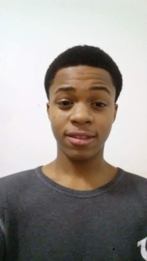 Black Teen Boy Face Selfpic
